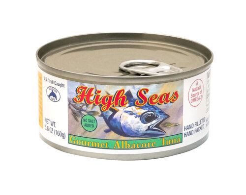 No Salt Added Albacore Tuna Can - High Seas Tuna Co.